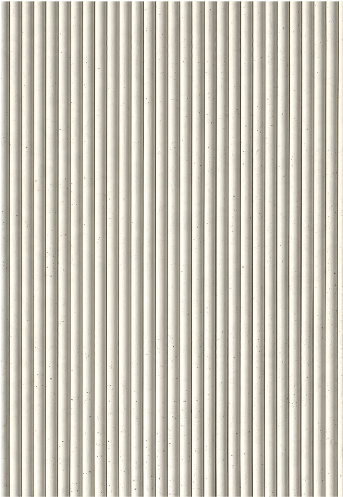 条文半圆板墙板